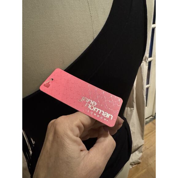 Vintage Jane Norman One Shoulder Fringe Top Unworn W Tags - Picture 5 of 7